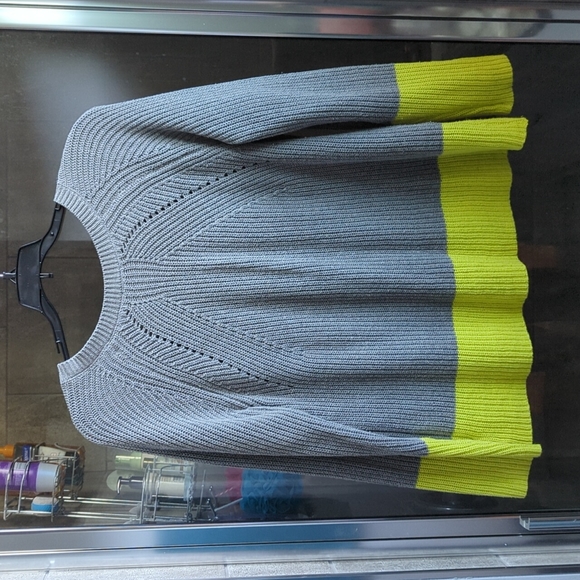 Torrid Neon Colorblocked Sweater - Picture 6 of 9